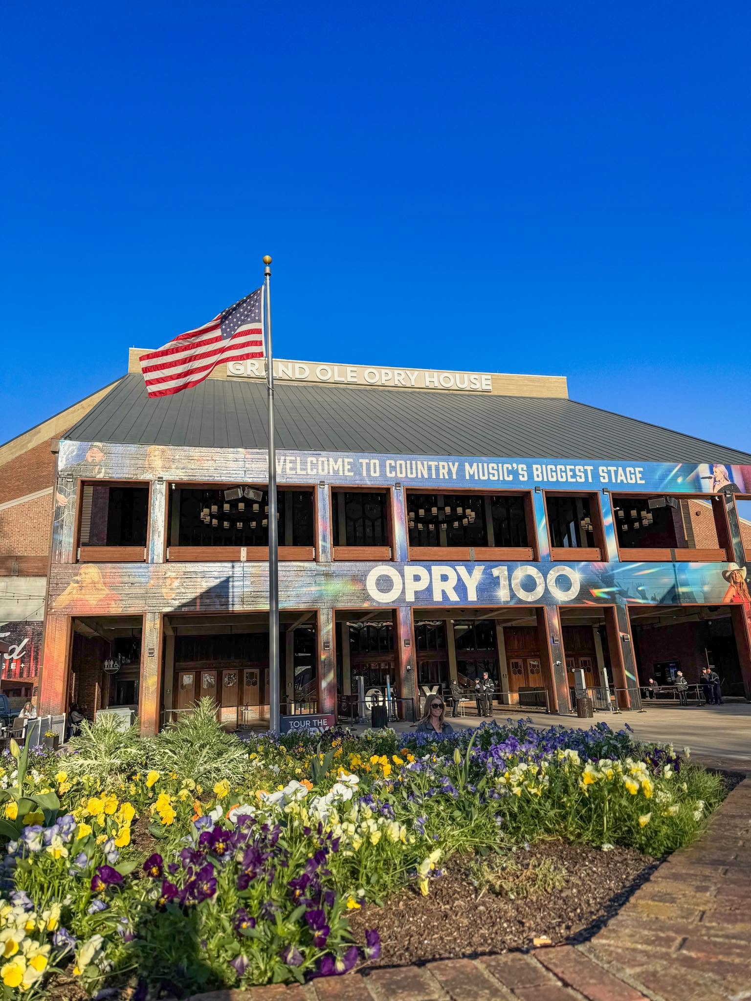 Show at the Grand Ole Opry